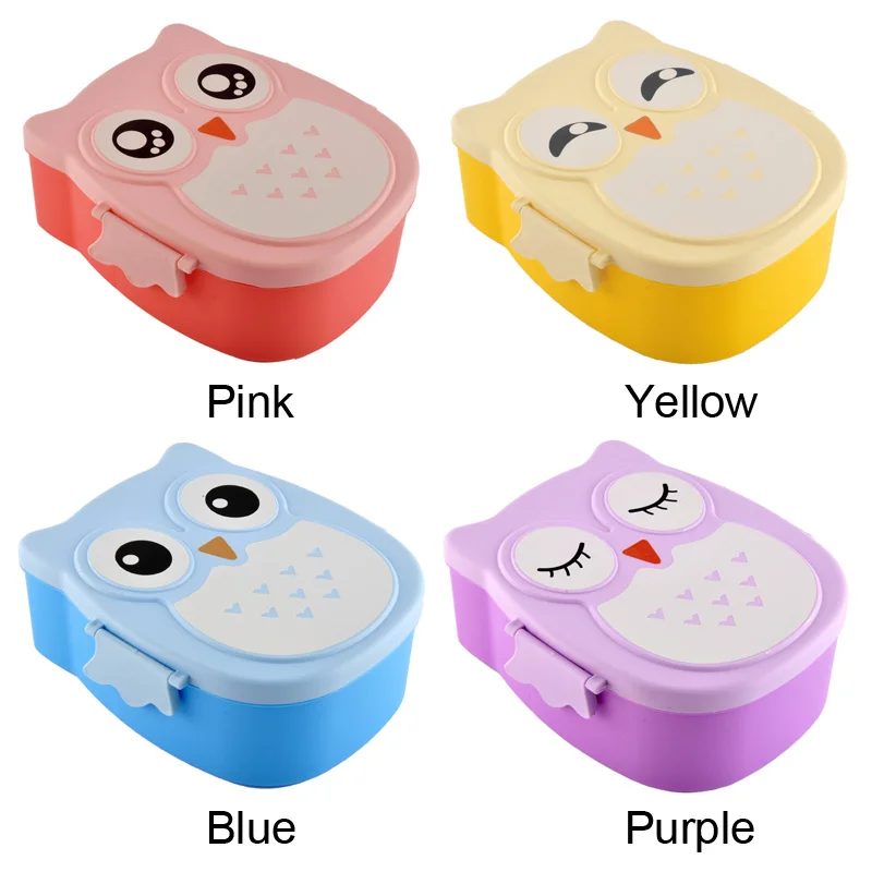2 Layer Plastic Owl Lunch Box Food Container Storage Portable Kids School Bento Hot Gift Cutlery Cubiertos
2 Layer Plastic Owl Lunch Box Food Container Storage Portable Kids School Bento Hot Gift Cutlery Cubiertos