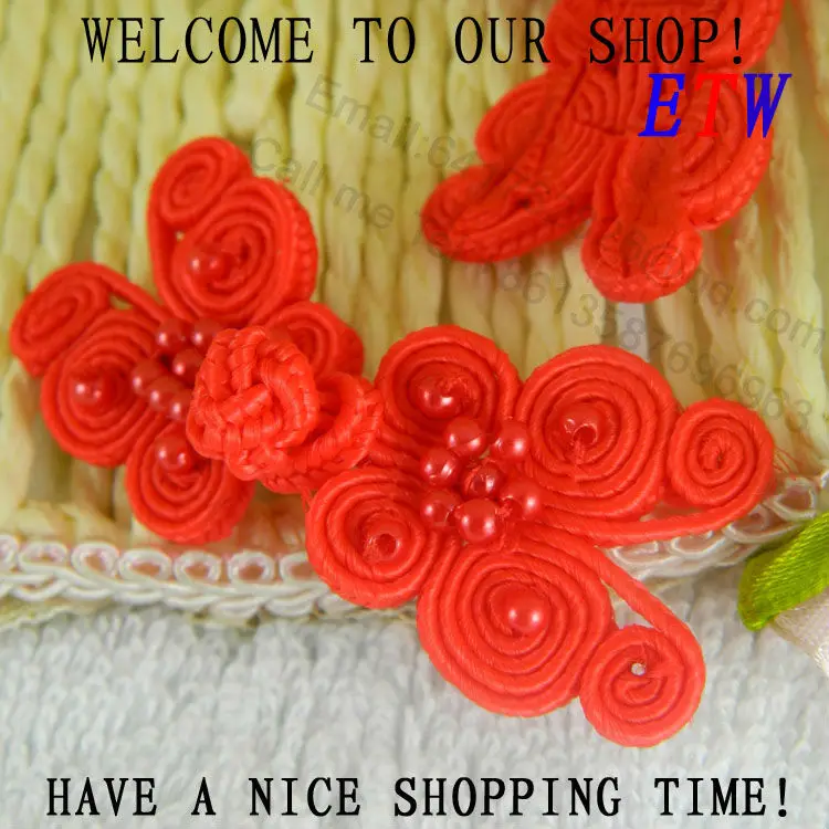 Free shipping Handmade Chinese knot button 6-7cm Red Lovely Butterfly Button 20pcs/lot for wholesale and retail
Free shipping Handmade Chinese knot button 6-7cm Red Lovely Butterfly Button 20pcs/lot for wholesale and retail