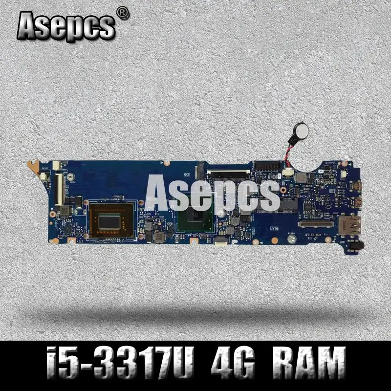 Asepcs UX31A2 Laptop motherboard For Asus UX31A UX31 Test original mainboard 4G RAM i5-3317U REV2.0
Asepcs UX31A2 Laptop motherboard For Asus UX31A UX31 Test original mainboard 4G RAM i5-3317U REV2.0