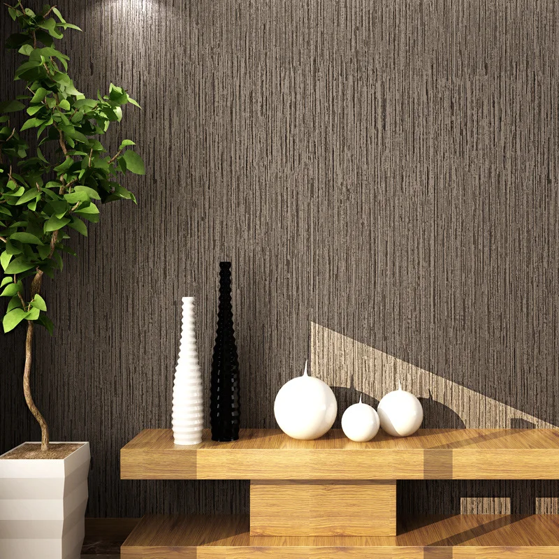 beibehang Gray plain color nonwovens wallpaper living room restaurant clothing store striped wallpaper guesthouse corridor
beibehang Gray plain color nonwovens wallpaper living room restaurant clothing store striped wallpaper guesthouse corridor