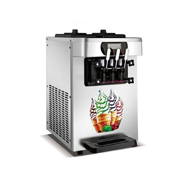 Stainless Steel Soft Serve Ice Cream Making Machine 3 Flavors Small Desktop Ice Cream Make Equipment
Stainless Steel Soft Serve Ice Cream Making Machine 3 Flavors Small Desktop Ice Cream Make Equipment