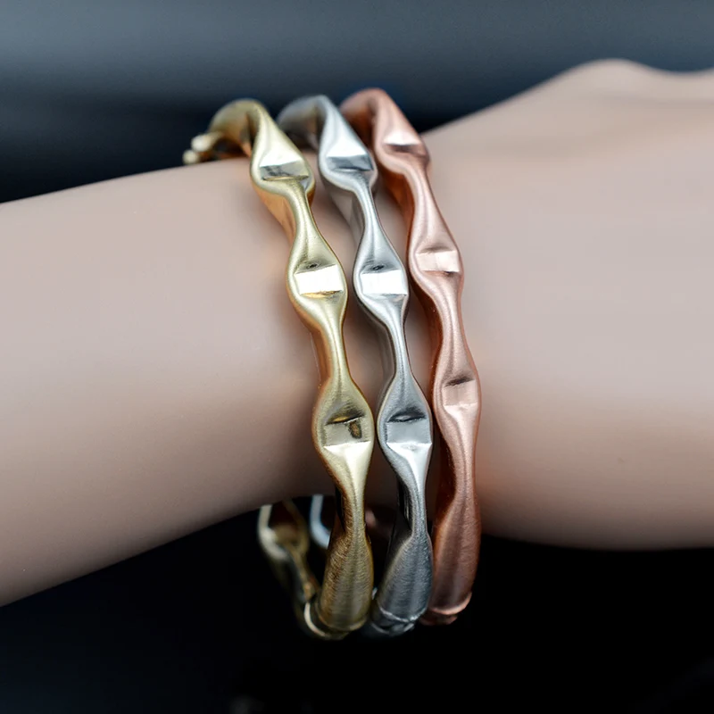 Sunny Jewelry Trendy Jewelry Dubai Copper Open Cuff Bangles Bracelets Fairy Water Wave Twisted String For Women Girls Daily Wear
Sunny Jewelry Trendy Jewelry Dubai Copper Open Cuff Bangles Bracelets Fairy Water Wave Twisted String For Women Girls Daily Wear