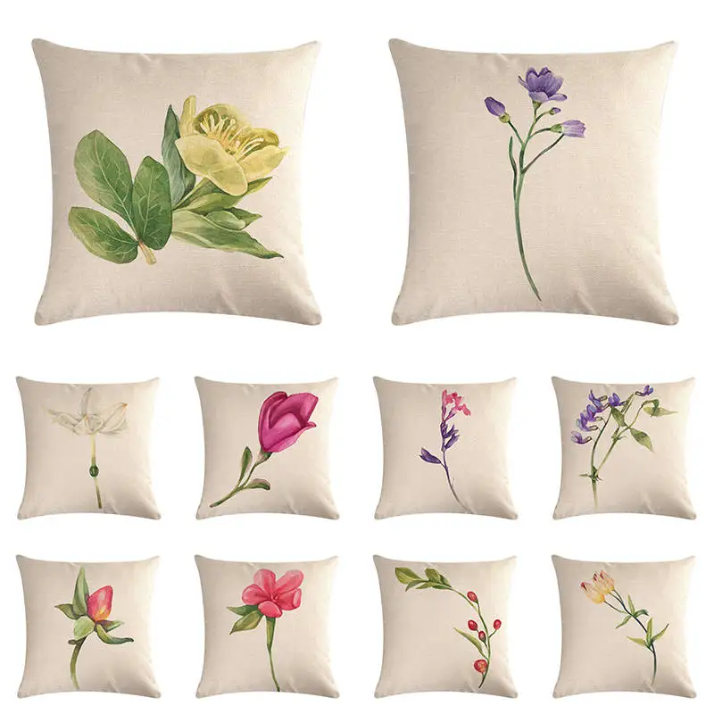 Colorful Flower Painting Cushion Cover Woven Linen Family Affection Sofa Seat Family Home Decorative Throw Pillow Case ZY1240
Colorful Flower Painting Cushion Cover Woven Linen Family Affection Sofa Seat Family Home Decorative Throw Pillow Case ZY1240