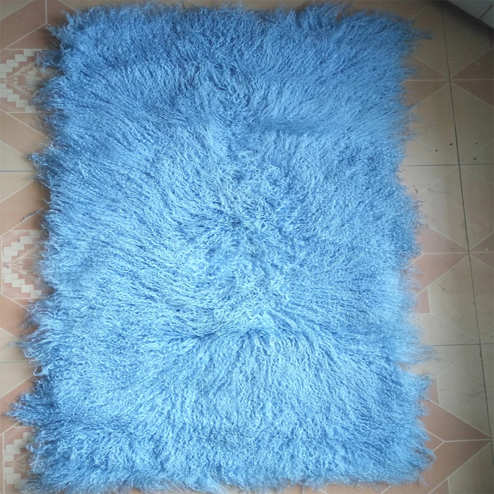 Light Blue mongolian fur Rug Real Fur Blanket Floor fur Carpet Rugs and Carptes for Home Living Room Decorative Throw Blankets
Light Blue mongolian fur Rug Real Fur Blanket Floor fur Carpet Rugs and Carptes for Home Living Room Decorative Throw Blankets