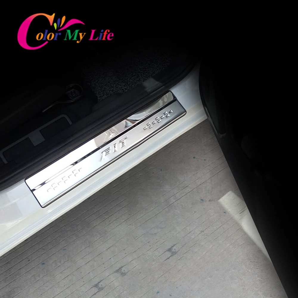 Color My Life Car Door Sill Scuff Plates Cover Trim Fit for Honda Fit 2014 2015 2016 2017 2018 2019 Stainless Steel 4Pcs/Set
Color My Life Car Door Sill Scuff Plates Cover Trim Fit for Honda Fit 2014 2015 2016 2017 2018 2019 Stainless Steel 4Pcs/Set