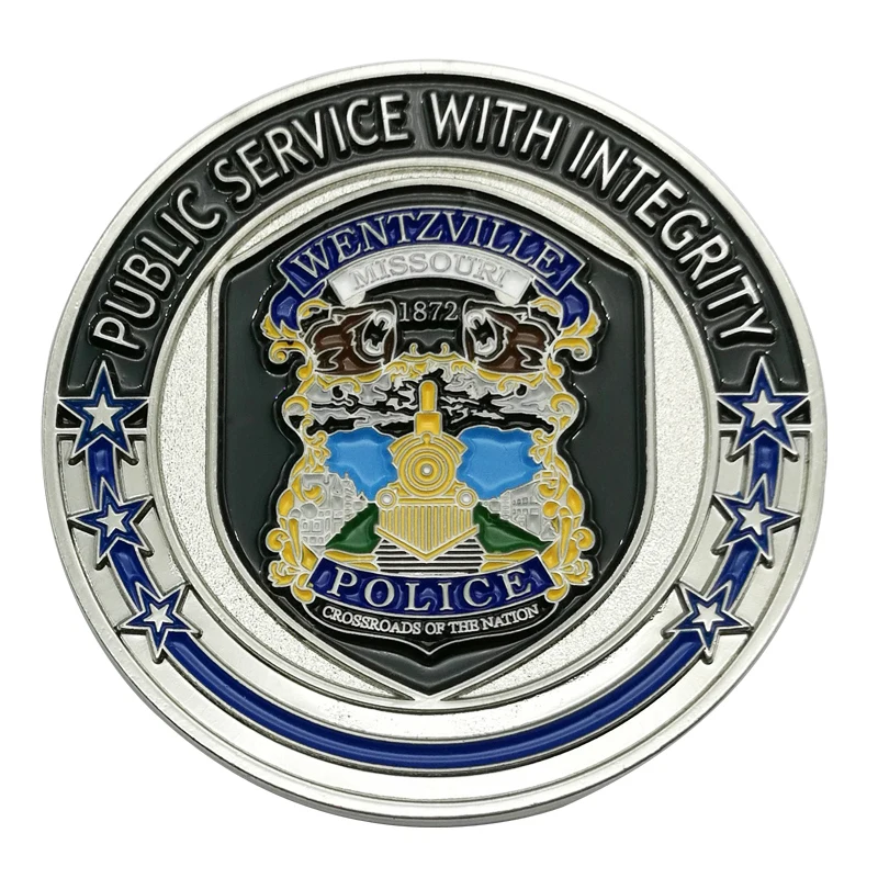 Unique Design Custom Eco Friendly Metal Soft Enamel Epoxy Police Challenge Coin
Unique Design Custom Eco Friendly Metal Soft Enamel Epoxy Police Challenge Coin