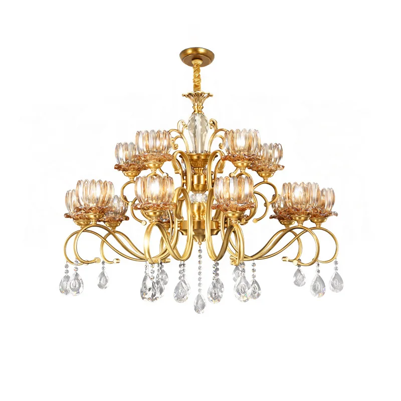 LED Crystal chandeliers Copper suspended lamps luxury deco fixtures living room hanging luminaires bedroom hotel hanging lights
LED Crystal chandeliers Copper suspended lamps luxury deco fixtures living room hanging luminaires bedroom hotel hanging lights