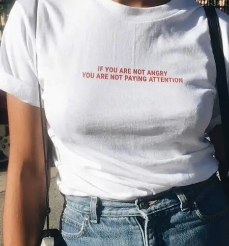 if you are not angry you are not paying attention red Women tshirt Cotton Casual Funny t shirt For Lady Top Tee Hipster Z-822
if you are not angry you are not paying attention red Women tshirt Cotton Casual Funny t shirt For Lady Top Tee Hipster Z-822