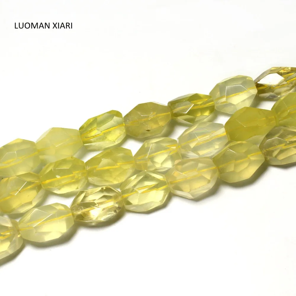 LUOMAN XIARI Natural Irregular Lemon Citrine Stone Beads For Jewelry Making DIY Bracelet Material about 15*20mm Strand 15''
LUOMAN XIARI Natural Irregular Lemon Citrine Stone Beads For Jewelry Making DIY Bracelet Material about 15*20mm Strand 15''