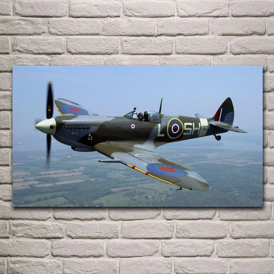 Military Supermarine Spitfire aircraft retro fighter posters on the wall picture home living room decoration for bedroom KF770
Military Supermarine Spitfire aircraft retro fighter posters on the wall picture home living room decoration for bedroom KF770