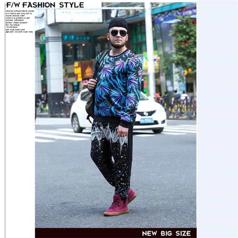 Exquisite floral pattern printing fashion loose oversized sweatshirt Autumn&Winter 2017 New high-quality sweatshirt men XL-6XL
Exquisite floral pattern printing fashion loose oversized sweatshirt Autumn&Winter 2017 New high-quality sweatshirt men XL-6XL