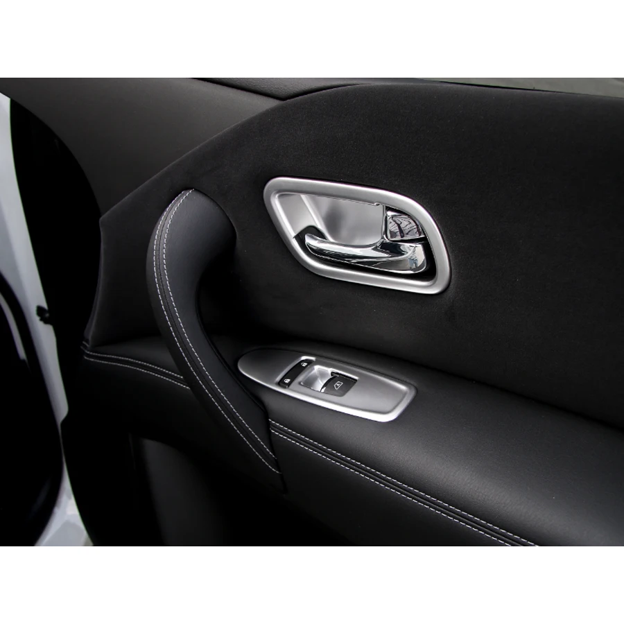 Car Interior Door Handle Bowl Grab Frame Cover Bezel Styling For Nissan Patrol 2017 Auto Chromium Accessory
Car Interior Door Handle Bowl Grab Frame Cover Bezel Styling For Nissan Patrol 2017 Auto Chromium Accessory