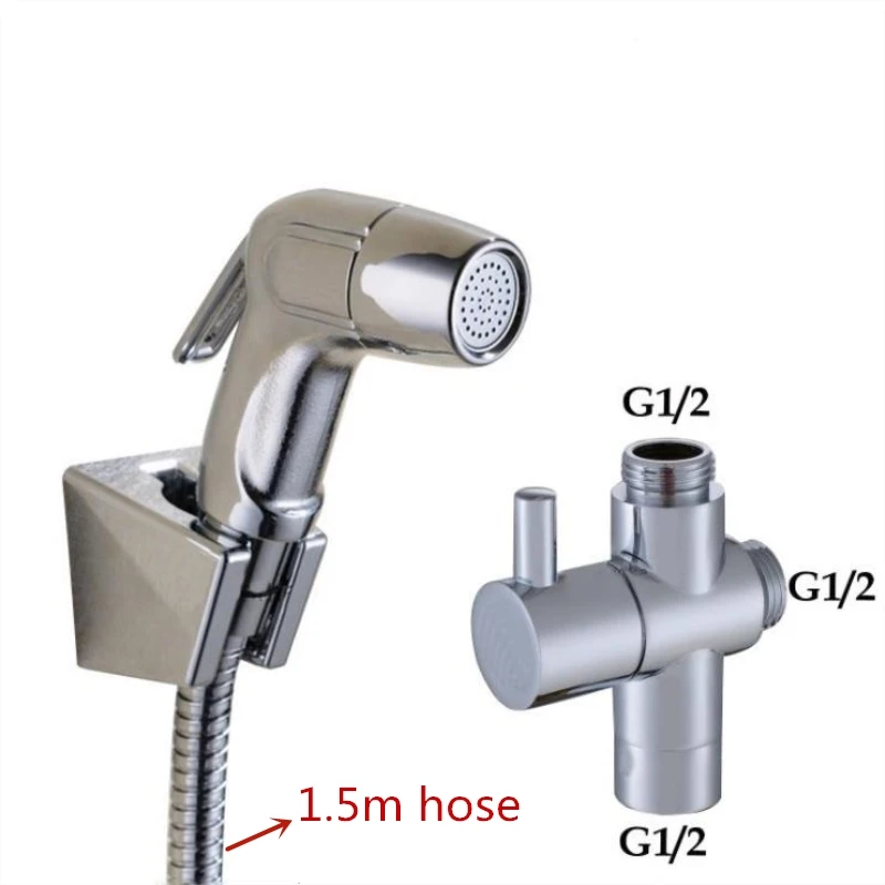 1 set ABS Handheld Bidet Spray Black Shower Sprayer Set Toilet Shattaf Sprayer Douche kit Bidet Faucet
1 set ABS Handheld Bidet Spray Black Shower Sprayer Set Toilet Shattaf Sprayer Douche kit Bidet Faucet