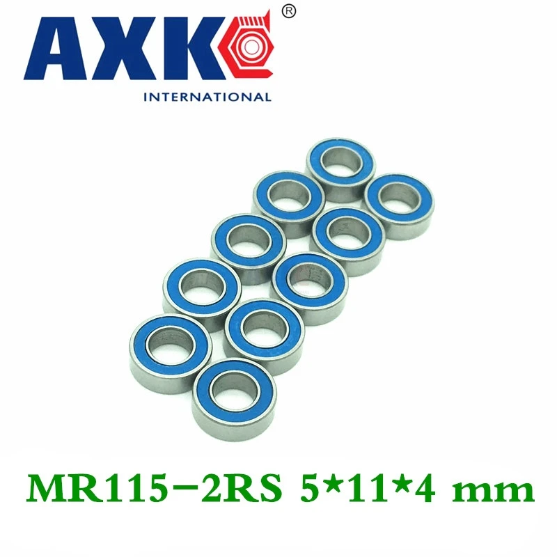 Axk 10 Pcs High Quality Abec-5 Z2v2 Mr115-2rs Abec-5 5*11*4 Mm Miniature Ball Bearings Mr115rs L1150
Axk 10 Pcs High Quality Abec-5 Z2v2 Mr115-2rs Abec-5 5*11*4 Mm Miniature Ball Bearings Mr115rs L1150