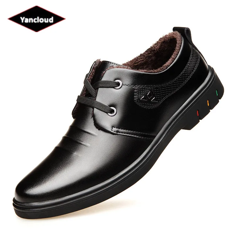 Quality Cow Split Leather Shoes Men Flats Winter 2021 Lace up Plush Warm Fur Shoes Leather Moccasins Casual Business Shoe
Quality Cow Split Leather Shoes Men Flats Winter 2021 Lace up Plush Warm Fur Shoes Leather Moccasins Casual Business Shoe