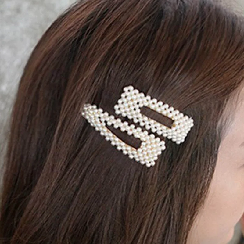 Женские заколки для волос с жемчугом женские аксессуары укладки заколка