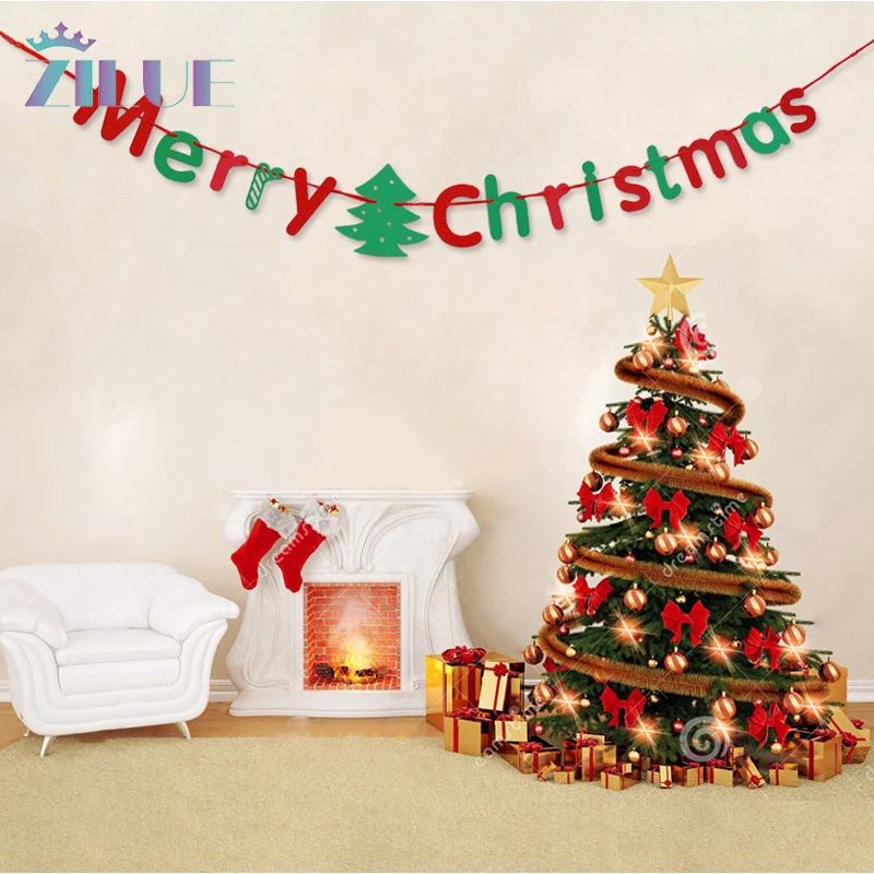 Zilue 1set "Merry Christmas" Banner Letter Paper Garlands Creative Curtain Bunting Home Christmas Party Decor Hanging Banner
Zilue 1set "Merry Christmas" Banner Letter Paper Garlands Creative Curtain Bunting Home Christmas Party Decor Hanging Banner