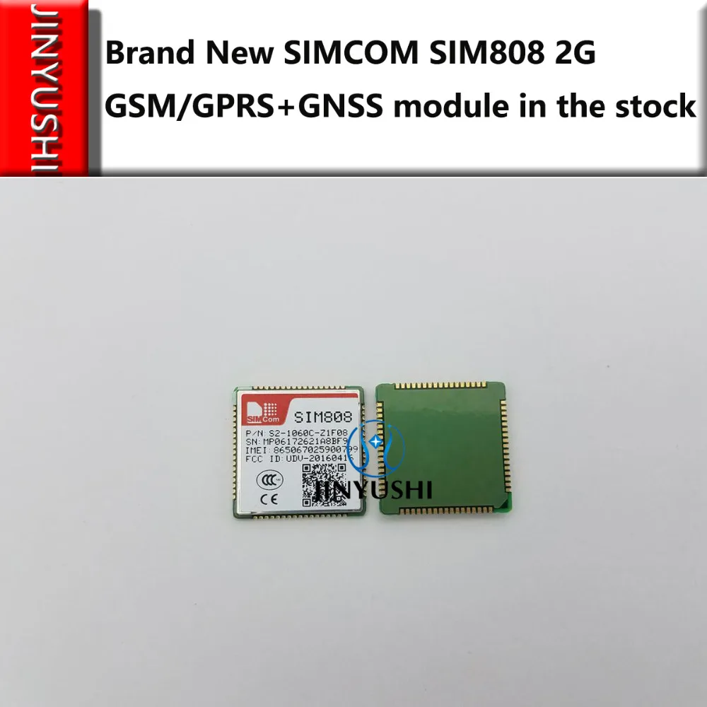 JINYUSHI For SIM808 2G 100% New&Original Genuine Distributor In the stock GSM/GPRS+GNSS module in the stock
JINYUSHI For SIM808 2G 100% New&Original Genuine Distributor In the stock GSM/GPRS+GNSS module in the stock
