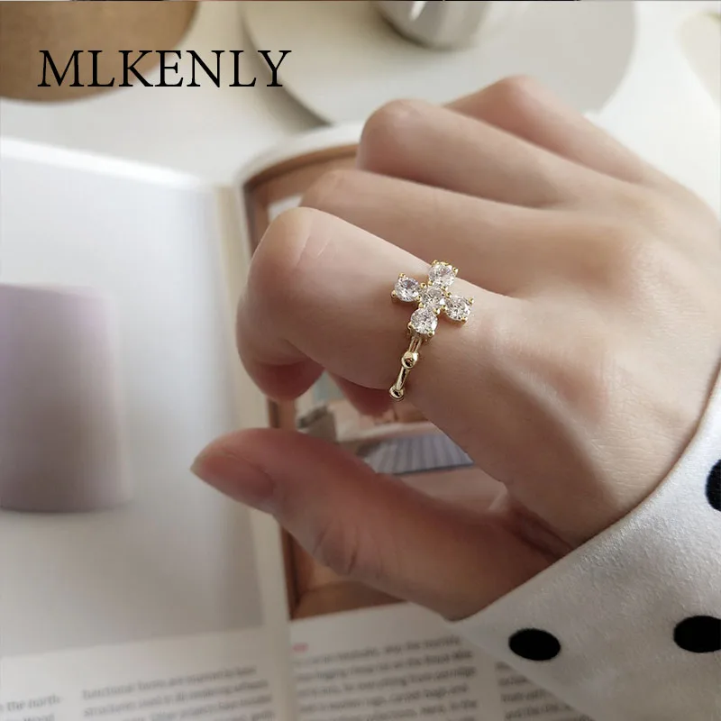 Открытое серебряное кольцо MLKENLY, ослепительное кольцо в виде креста, цветов, свадебные украшения, кольца в стиле панк с фианитом для вечерин...
Открытое серебряное кольцо MLKENLY, ослепительное кольцо в виде креста, цветов, свадебные украшения, кольца в стиле панк с фианитом для вечерин...