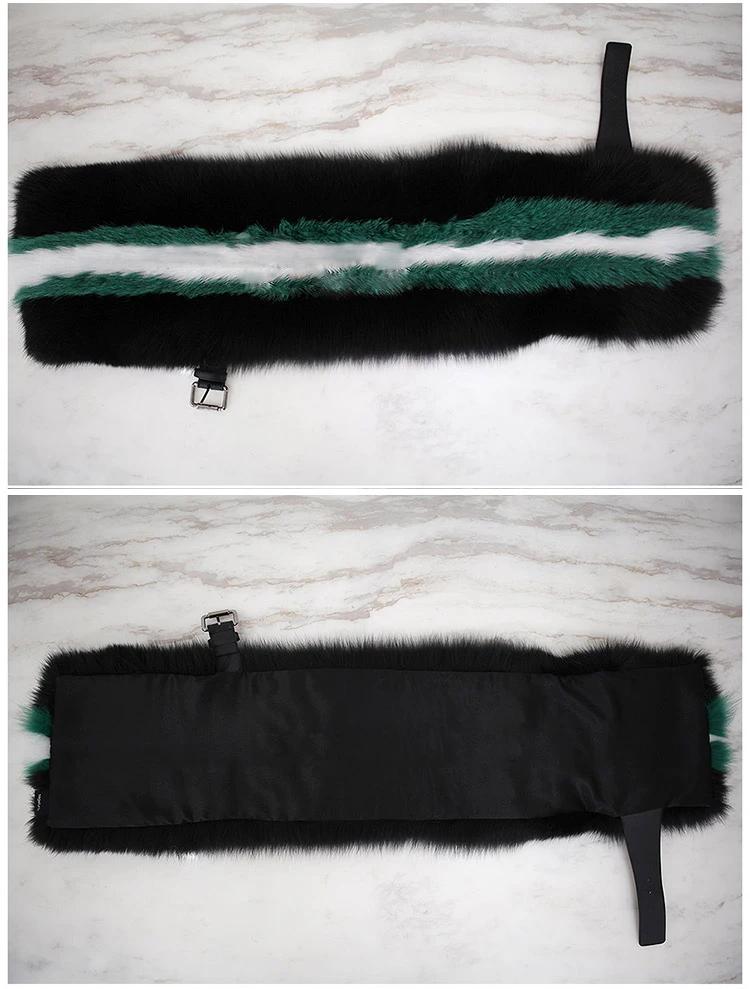 Winter warm scarf luxury genuine fox fur long scarf with Black belt women's Fox fur scarves wraps
Winter warm scarf luxury genuine fox fur long scarf with Black belt women's Fox fur scarves wraps
