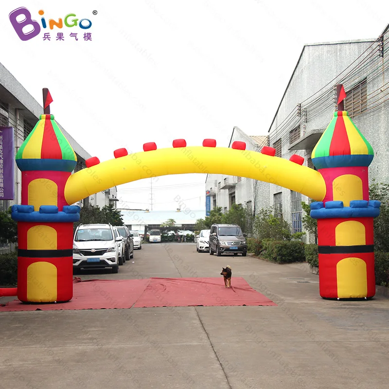 Free shipping 8X4.6m inflatable castle arch for kindergarden lovely castle archway for amusement park decoration toy arch
Free shipping 8X4.6m inflatable castle arch for kindergarden lovely castle archway for amusement park decoration toy arch