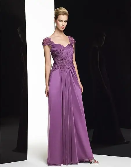 2019 фиолетовые кружевные шифоновые длинные платья для невесты Vestidos De Festa вечерние