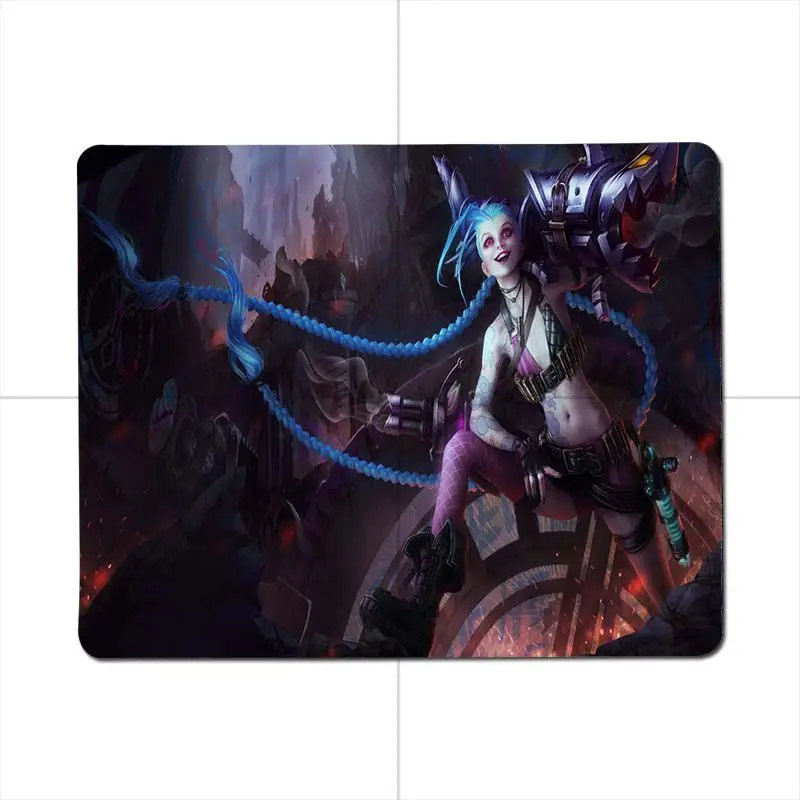 MaiYaCa New Designs Loose Cannon Jinx Customized laptop Gaming small mouse pad for Dota2 CS LOL Player gaming mouse pad
MaiYaCa New Designs Loose Cannon Jinx Customized laptop Gaming small mouse pad for Dota2 CS LOL Player gaming mouse pad