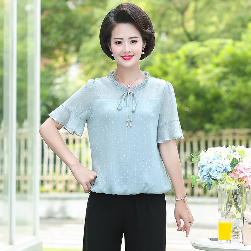 2019 Summer Blouses Women Chiffon Solid Color Shirt Top Blouses Ladies Clothing Tops Flare Sleeve
2019 Summer Blouses Women Chiffon Solid Color Shirt Top Blouses Ladies Clothing Tops Flare Sleeve