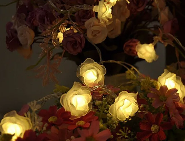 3M30 LED Rose Romantic Flower Wedding Warm White Christmas Valentine's day Decor String Light Home Garden Decoration 2PCS
3M30 LED Rose Romantic Flower Wedding Warm White Christmas Valentine's day Decor String Light Home Garden Decoration 2PCS