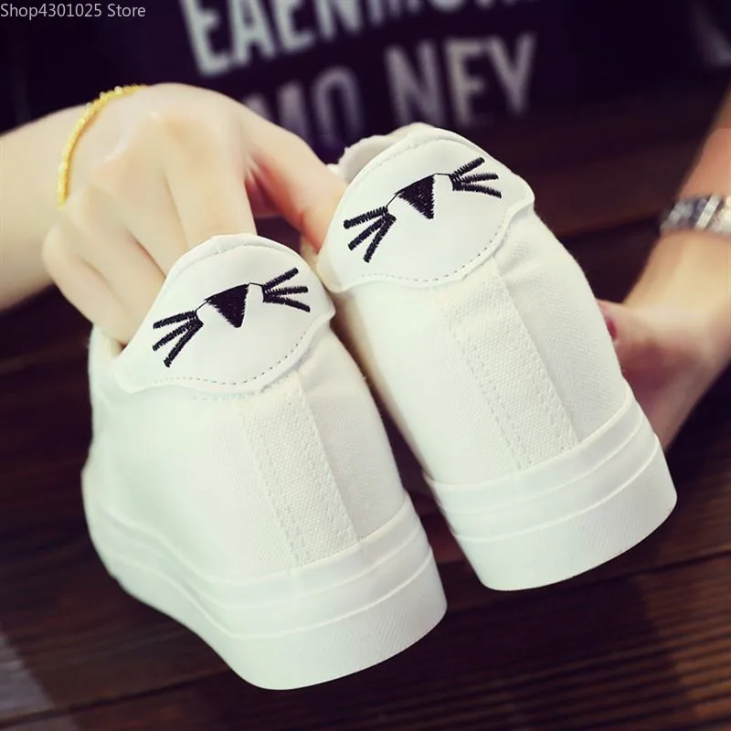 Elevator Canvas Shoes Woman White Platform Sneakers Wedges Shoes for Women Casual Shoes Ladies Trainers Footwear Zapatos Mujer
Elevator Canvas Shoes Woman White Platform Sneakers Wedges Shoes for Women Casual Shoes Ladies Trainers Footwear Zapatos Mujer