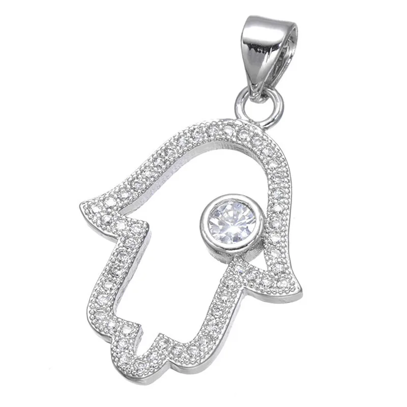 DIY ювелирные изделия Прямая поставка Hamsa EvilEye ожерелье для женщин Collare красочные