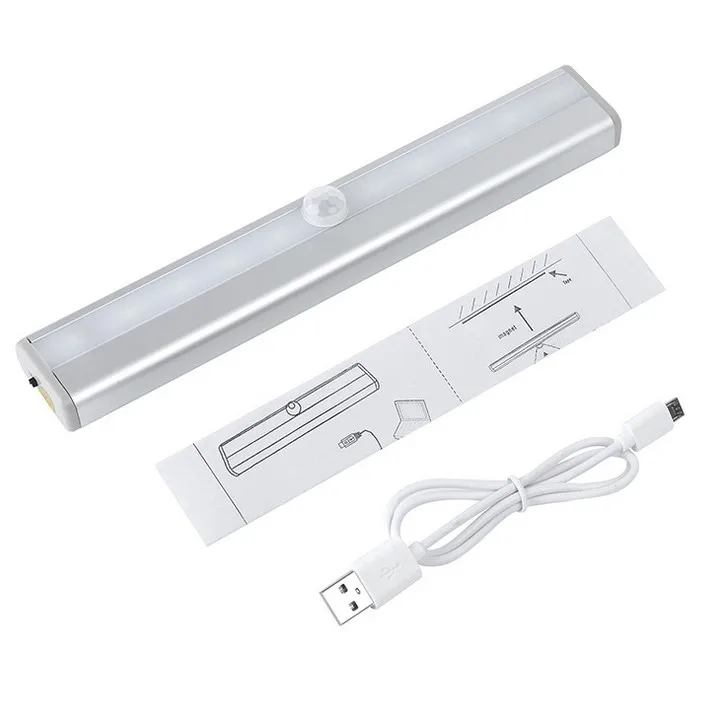 USB Перезаряжаемый 10 LED ночник PIR датчик движения свет под шкафом шкаф Ночная лампа с магнитной
USB Перезаряжаемый 10 LED ночник PIR датчик движения свет под шкафом шкаф Ночная лампа с магнитной