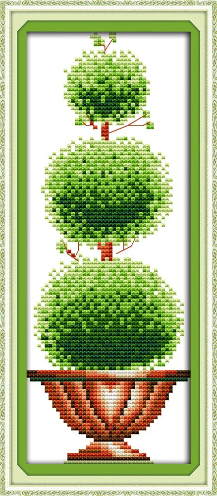 Bonsai cross stitch kit aida 14ct 11ct count printed canvas stitches embroidery DIY handmade needlework
Bonsai cross stitch kit aida 14ct 11ct count printed canvas stitches embroidery DIY handmade needlework