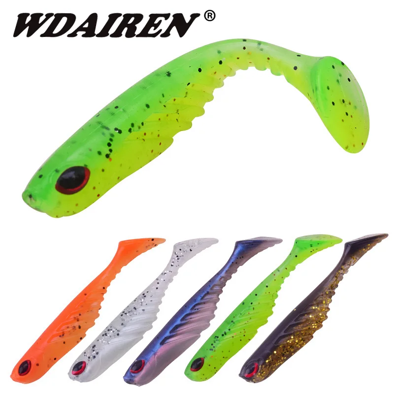 5Pcs/lot 70mm 2.9g Wobblers Fishing Lures Easy Shiner Swimbait Silicone Soft Bait Double Color Carp Artificial Soft Lure PR-562
5Pcs/lot 70mm 2.9g Wobblers Fishing Lures Easy Shiner Swimbait Silicone Soft Bait Double Color Carp Artificial Soft Lure PR-562