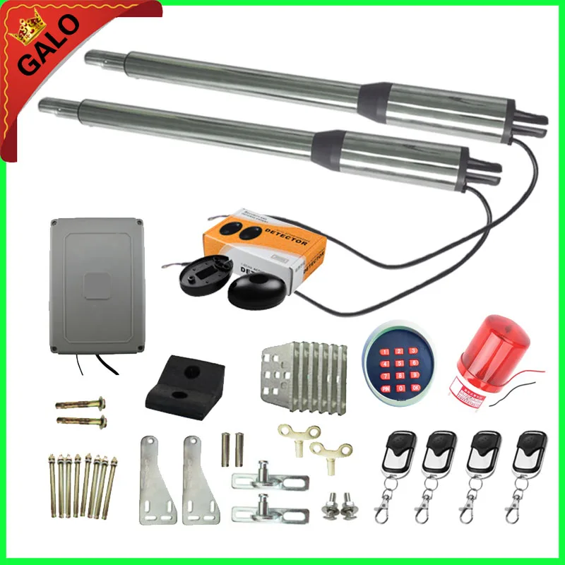 Galo AC 110V/220V Electric Linear Actuator 300kgs Engine Motor System Automatic Swing Gate Opener + 4 remote control
Galo AC 110V/220V Electric Linear Actuator 300kgs Engine Motor System Automatic Swing Gate Opener + 4 remote control