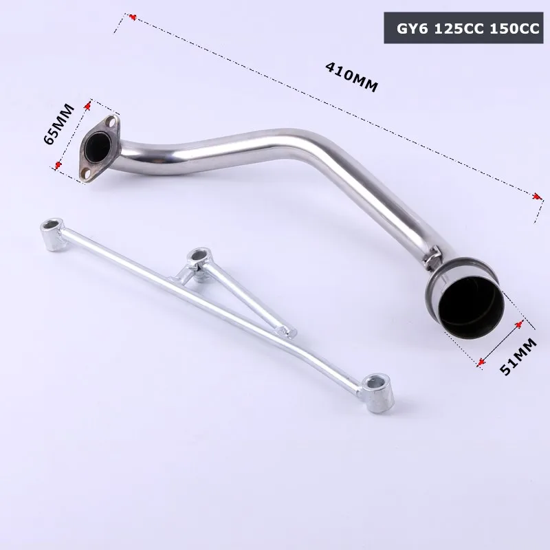 Motorcycle scooter Muffler Escape exhaust + Contact Link Pipe Full System Slip On GY6 125 150 152QMI 157QMJ 4T Engine
Motorcycle scooter Muffler Escape exhaust + Contact Link Pipe Full System Slip On GY6 125 150 152QMI 157QMJ 4T Engine