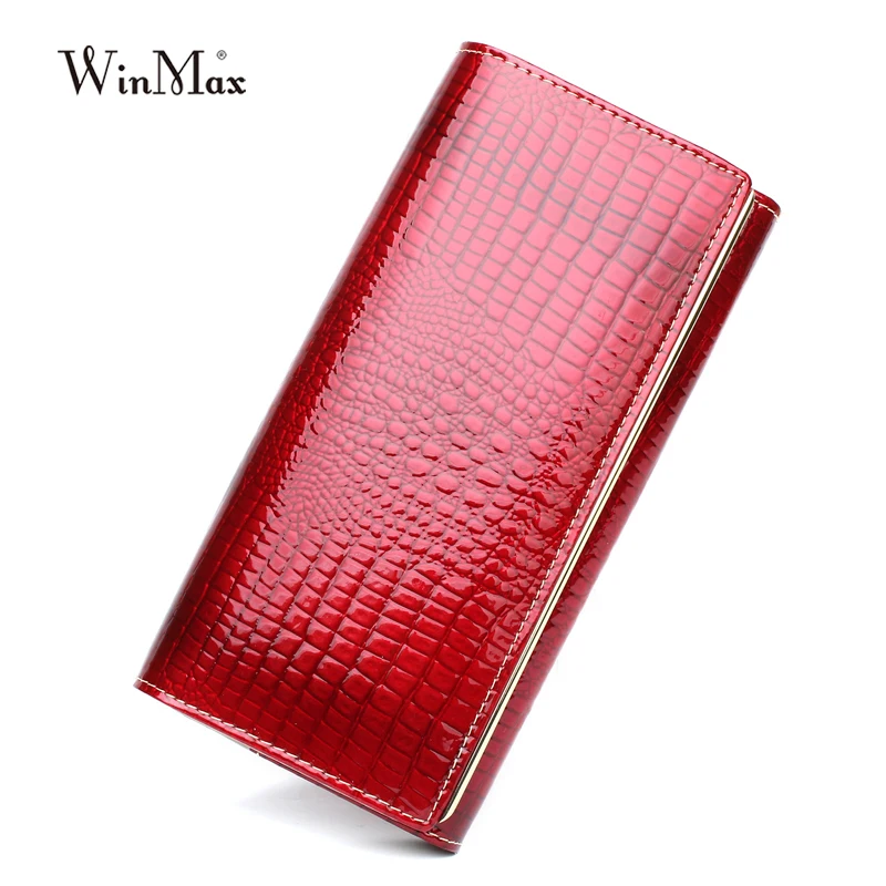 Fashion Brand Women Genuine Leather Wallet Zipper Solid Long Clutch Purse Ladies Long patent leather Wallets Portefeuille Femme
Fashion Brand Women Genuine Leather Wallet Zipper Solid Long Clutch Purse Ladies Long patent leather Wallets Portefeuille Femme