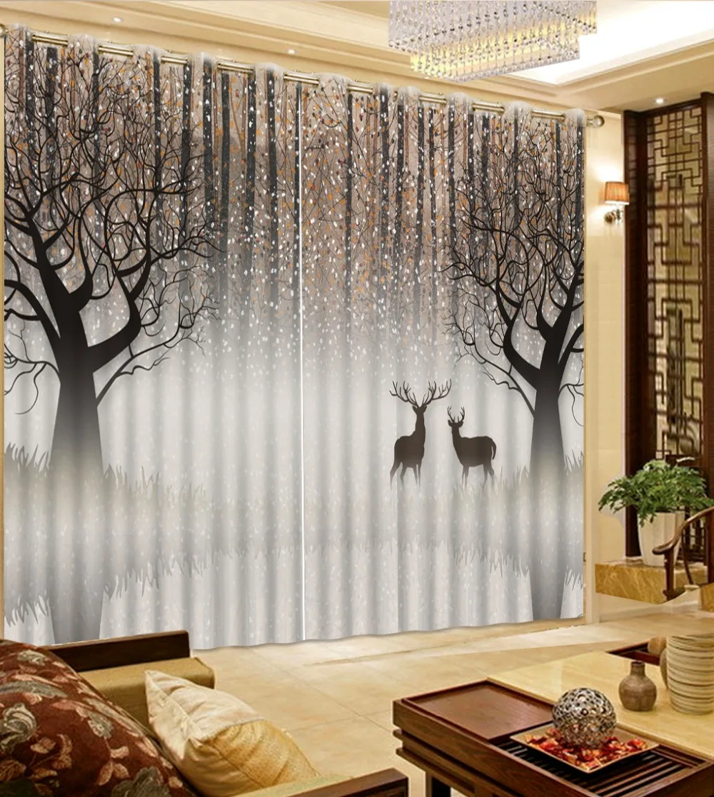 curtains for window Blackout curtain Abstract woods deer modern home decor blackout curtains 3d bedroom curtains
curtains for window Blackout curtain Abstract woods deer modern home decor blackout curtains 3d bedroom curtains