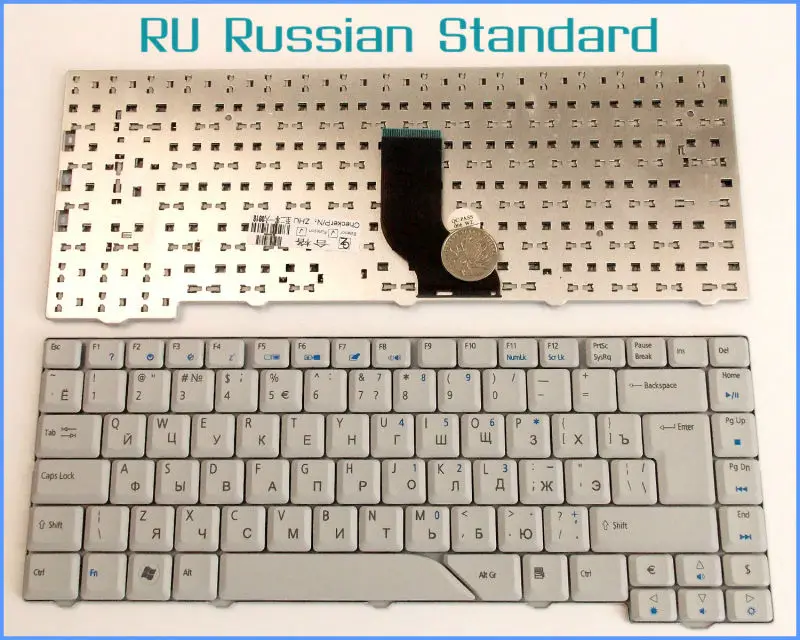 Laptop Keyboard for Acer Aspire 4210 4220 4310 4260 4520 4530 4920 4710 4720 4730 4937 Russian RU Version Gray
Laptop Keyboard for Acer Aspire 4210 4220 4310 4260 4520 4530 4920 4710 4720 4730 4937 Russian RU Version Gray