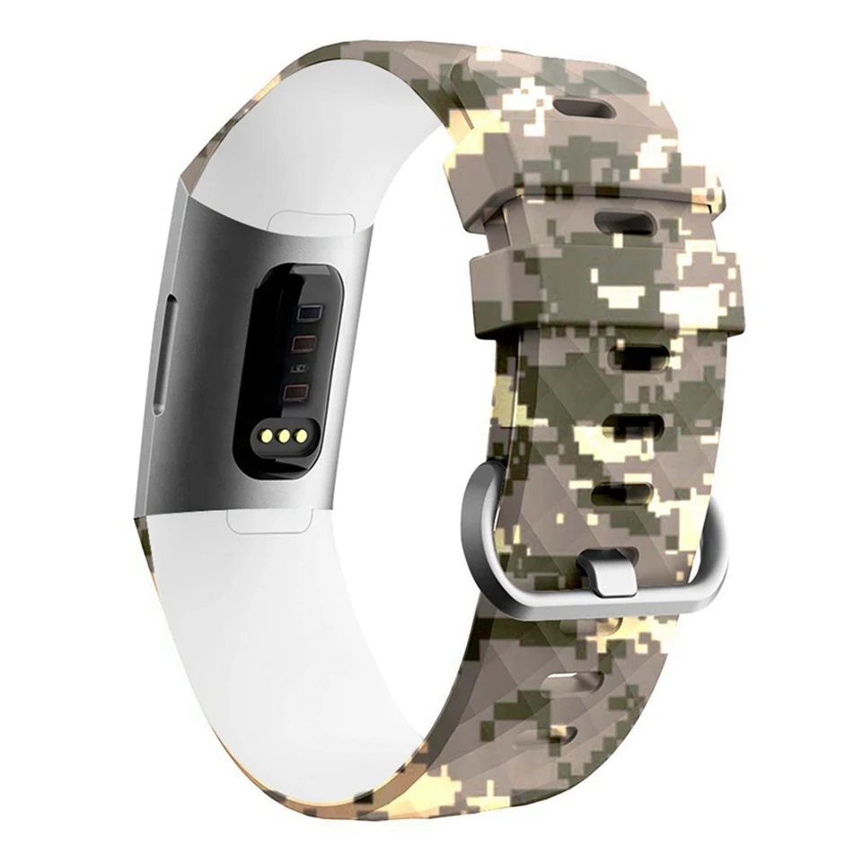 Для Fitbit заряд 3 браслет для умных часов заменить мужчин t женщин диапазона печати