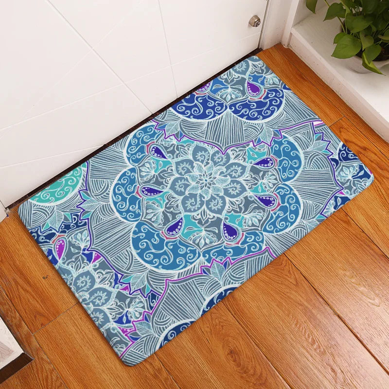 Vintage Geometric Flower Bath Mats Bathroom Horizontal Flower Rug Absorbent Non-slip Bath Kitchen Absorbent Mat Home Door Mat
Vintage Geometric Flower Bath Mats Bathroom Horizontal Flower Rug Absorbent Non-slip Bath Kitchen Absorbent Mat Home Door Mat