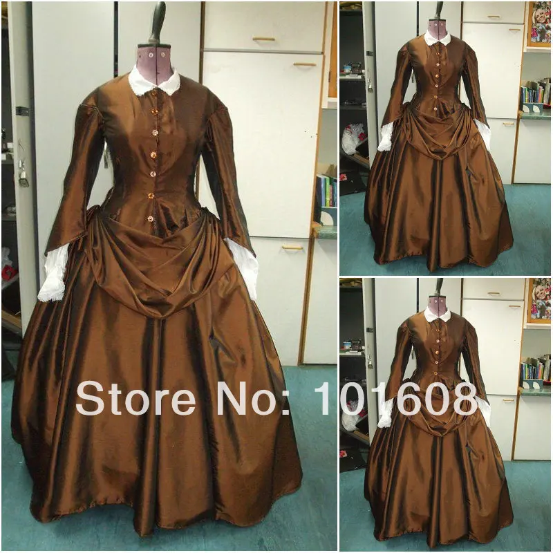1860S Victorian Corset Gothic/Civil War Southern Belle Ball Gown Dress Halloween dresses US 4-16 V-1409
1860S Victorian Corset Gothic/Civil War Southern Belle Ball Gown Dress Halloween dresses US 4-16 V-1409