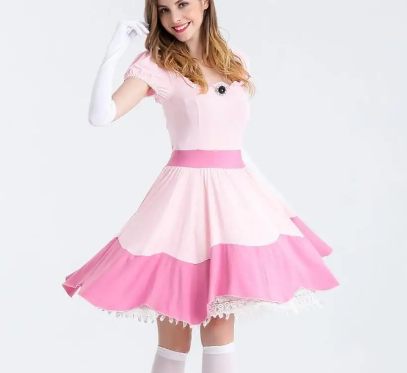 Snow White Halloween Princess Cosplay Costume Dress 
Snow White Halloween Princess Cosplay Costume Dress