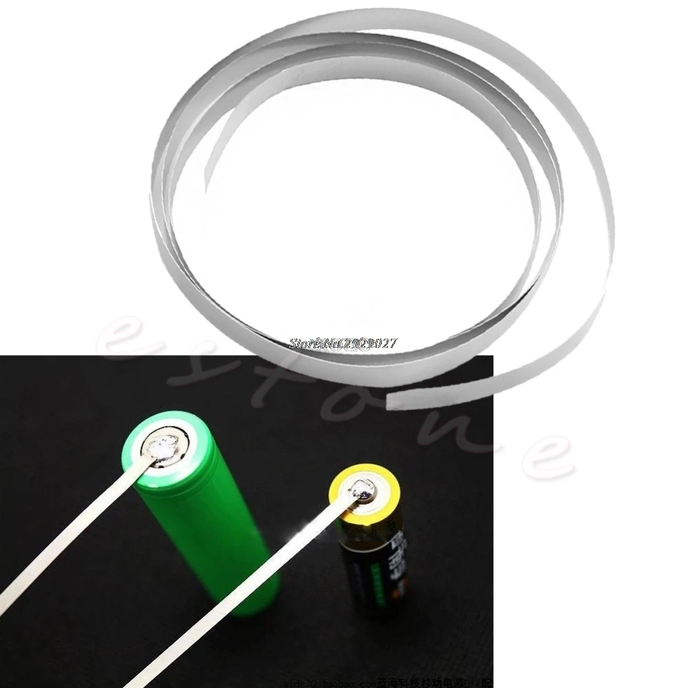 1 PC 1M 8mm x 0.15 Pure Ni Plate Nickel Strip Tape For Li 18650 Battery Spot Welding M03 dropship
1 PC 1M 8mm x 0.15 Pure Ni Plate Nickel Strip Tape For Li 18650 Battery Spot Welding M03 dropship