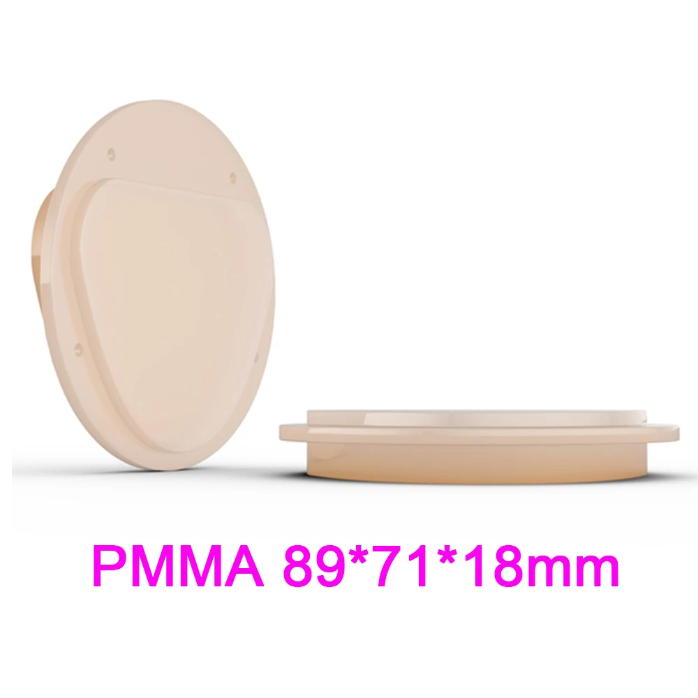 High Quality Dental Lab Material 89*71*18 PMMA Block for Amann Girrbach CADCAM System 3 PCS
High Quality Dental Lab Material 89*71*18 PMMA Block for Amann Girrbach CADCAM System 3 PCS