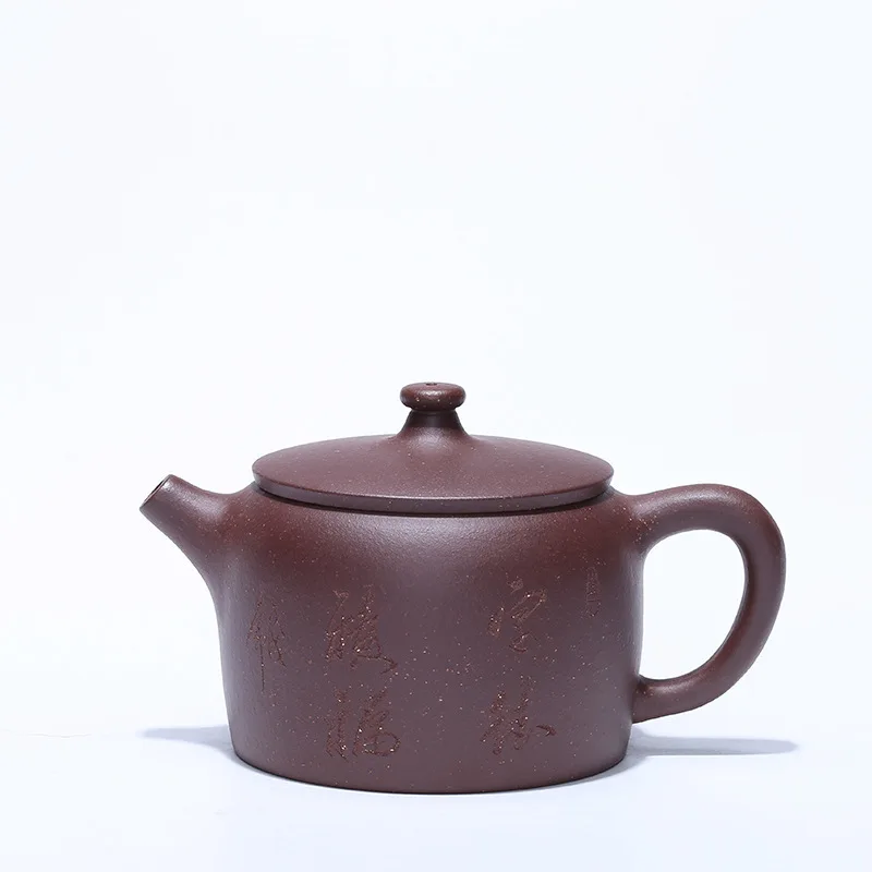 Authentic yixing recommended undressed ore, purple clay pot clock health tea pot of kung fu tea tea set gift wholesale
Authentic yixing recommended undressed ore, purple clay pot clock health tea pot of kung fu tea tea set gift wholesale