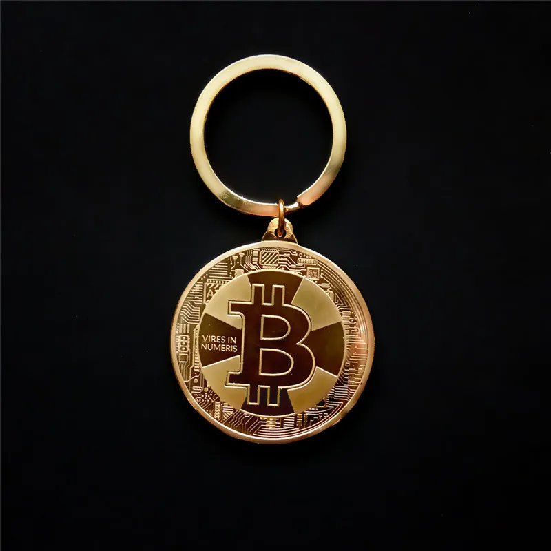 Hot Sell New Arrival Gold Color Silver Color Alloy Bitcoin keychain For Women Man Car Bag keyring Jewelry Gift
Hot Sell New Arrival Gold Color Silver Color Alloy Bitcoin keychain For Women Man Car Bag keyring Jewelry Gift