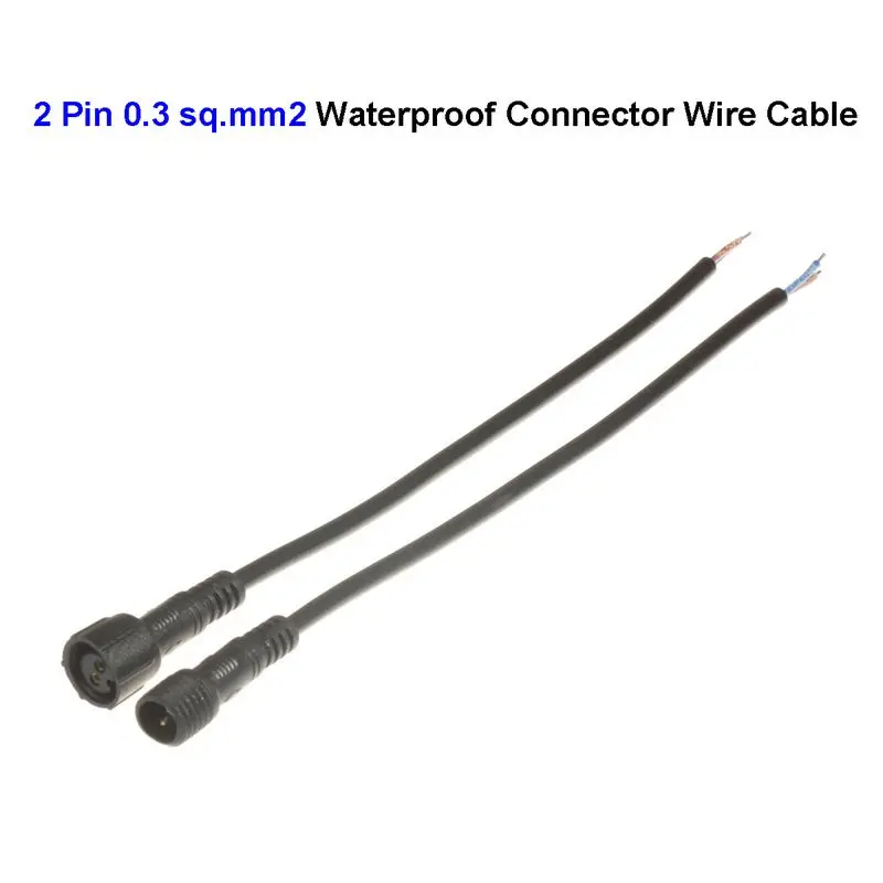 250pair 2 Pin Waterproof Female Male Connector Wire Cable 2 x 0.3 MM For 5050 LED Rigid Strip Display Light
250pair 2 Pin Waterproof Female Male Connector Wire Cable 2 x 0.3 MM For 5050 LED Rigid Strip Display Light