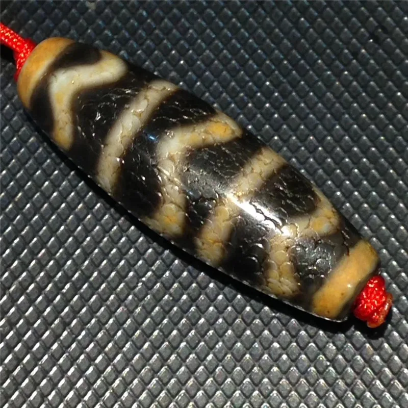 181102-1 Antique Aged Natural Agate Water Wave Tibetan Dzi Beads Powerful Amulet Antique Collectible Real Tibet Bead Certificate
181102-1 Antique Aged Natural Agate Water Wave Tibetan Dzi Beads Powerful Amulet Antique Collectible Real Tibet Bead Certificate