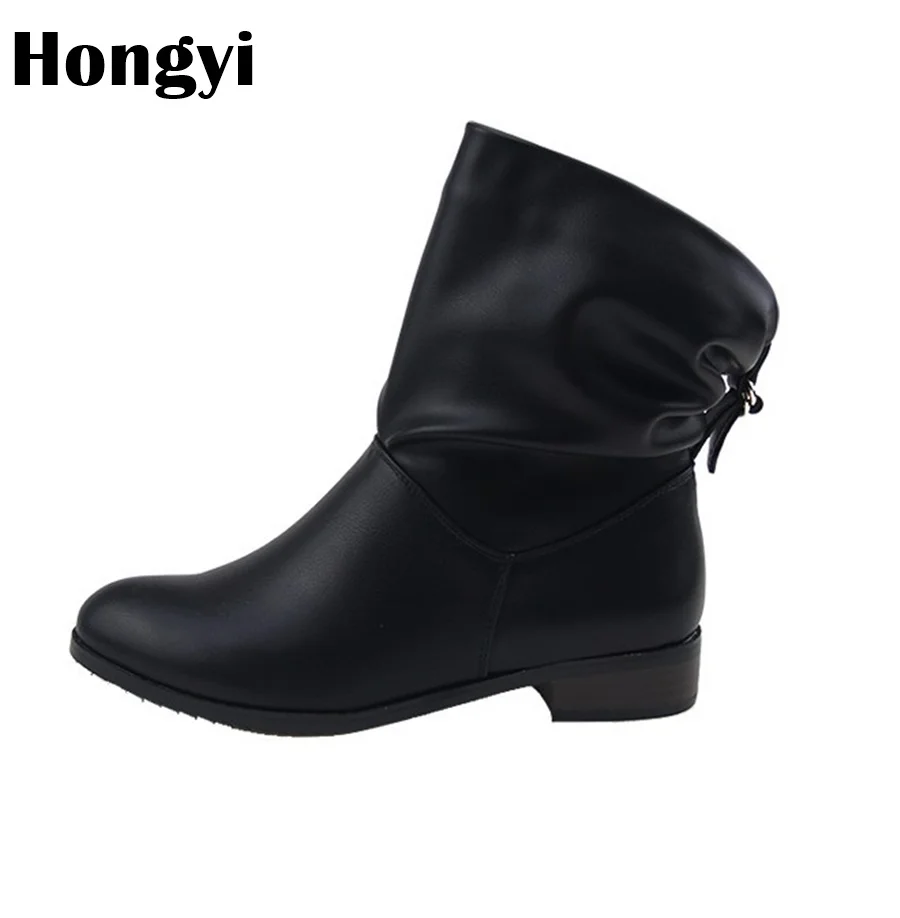 Hongyi 2018 Platform Outdoor Boots Ladies Rubber Sole Ankle Boots Low Heels Women Boots Slip On Flats Shoes Woman Plus Size
Hongyi 2018 Platform Outdoor Boots Ladies Rubber Sole Ankle Boots Low Heels Women Boots Slip On Flats Shoes Woman Plus Size